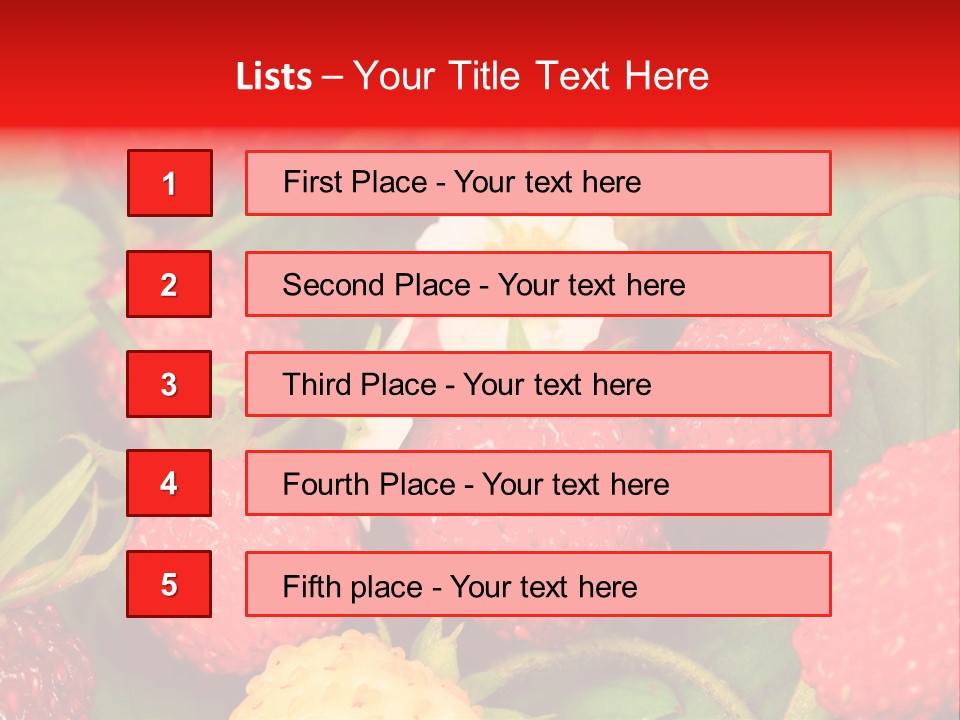 Health Appetizing Sweet PowerPoint Template