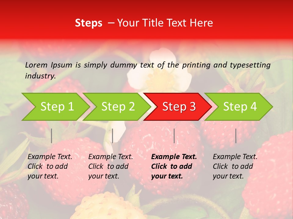Health Appetizing Sweet PowerPoint Template