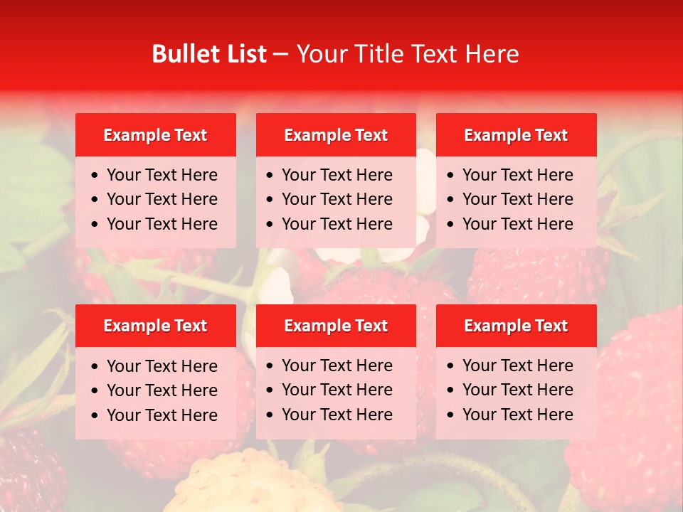 Health Appetizing Sweet PowerPoint Template