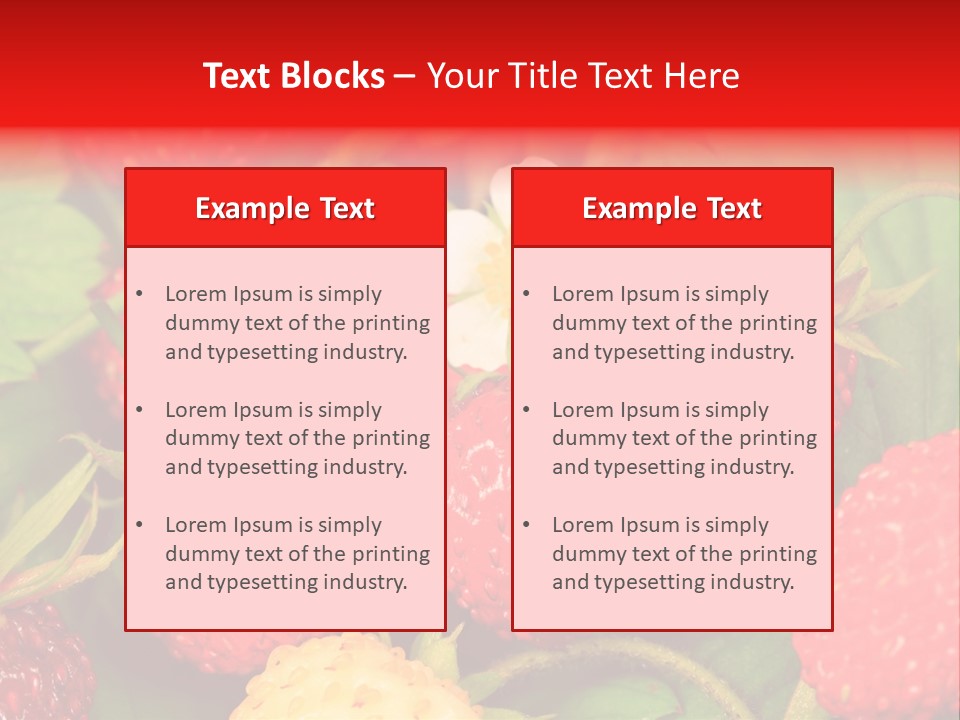 Health Appetizing Sweet PowerPoint Template