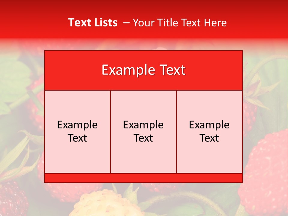 Health Appetizing Sweet PowerPoint Template