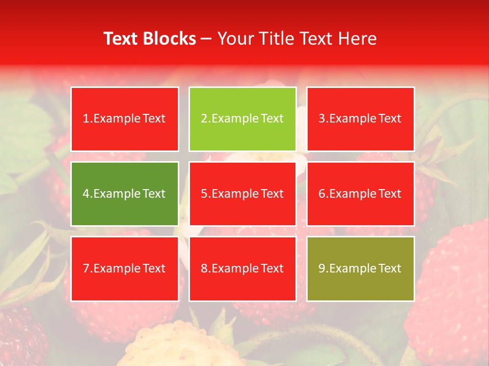 Health Appetizing Sweet PowerPoint Template