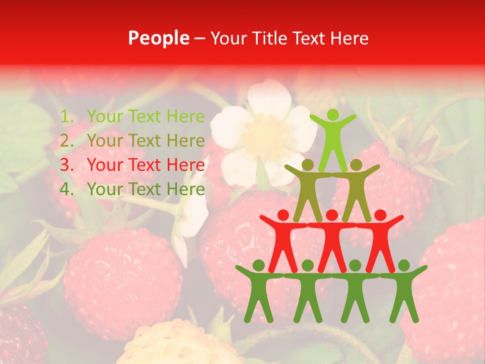 Health Appetizing Sweet PowerPoint Template