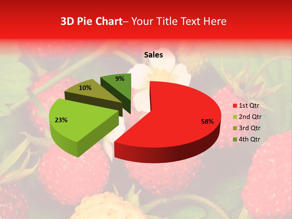 Health Appetizing Sweet PowerPoint Template