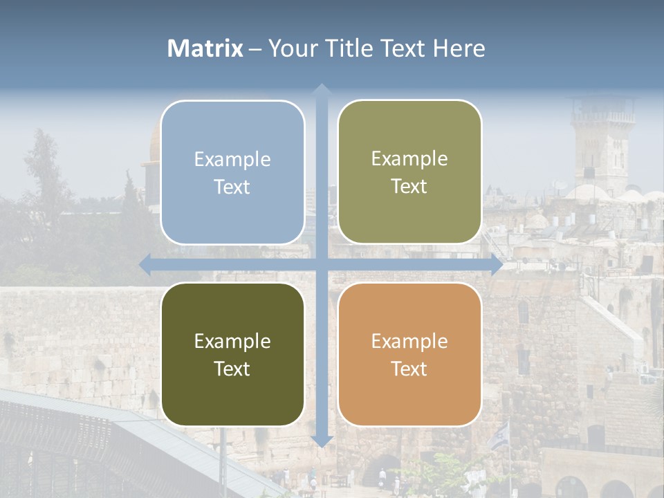 Life Judaism Brick PowerPoint Template