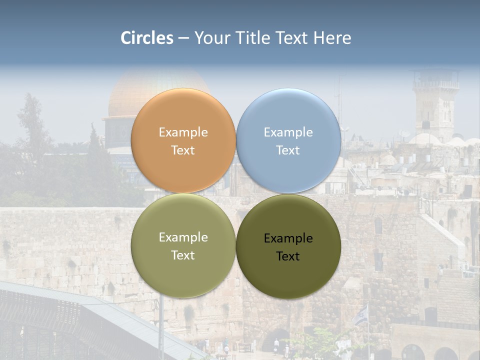 Life Judaism Brick PowerPoint Template