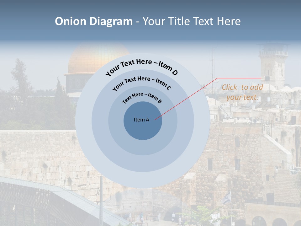 Life Judaism Brick PowerPoint Template