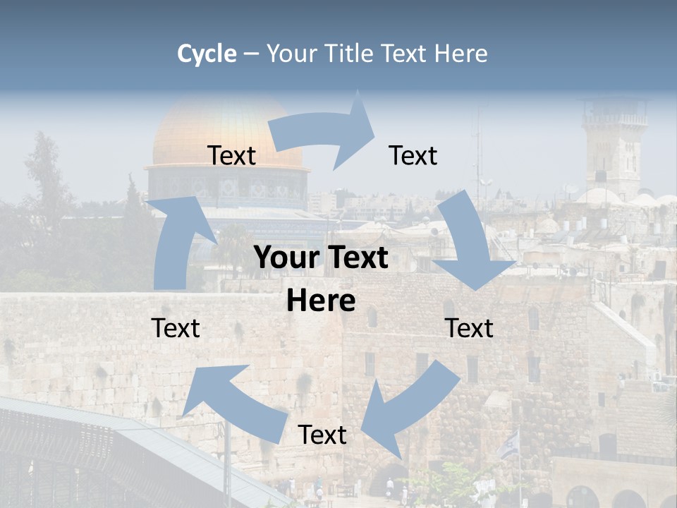 Life Judaism Brick PowerPoint Template