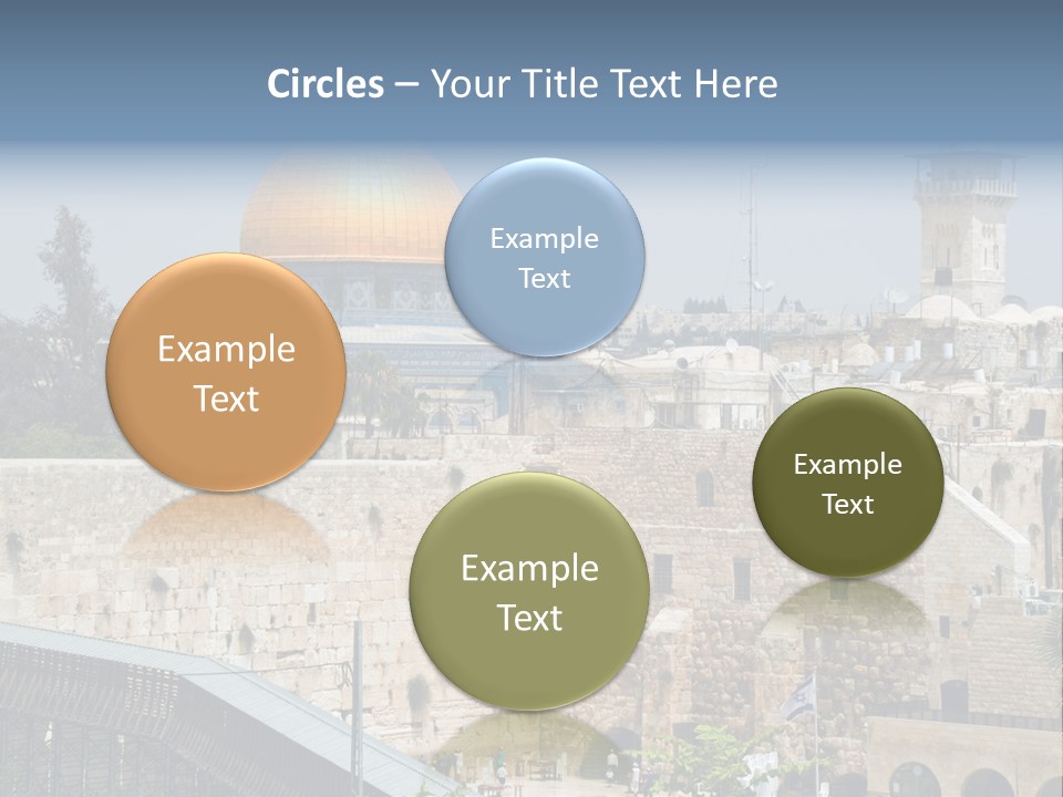 Life Judaism Brick PowerPoint Template