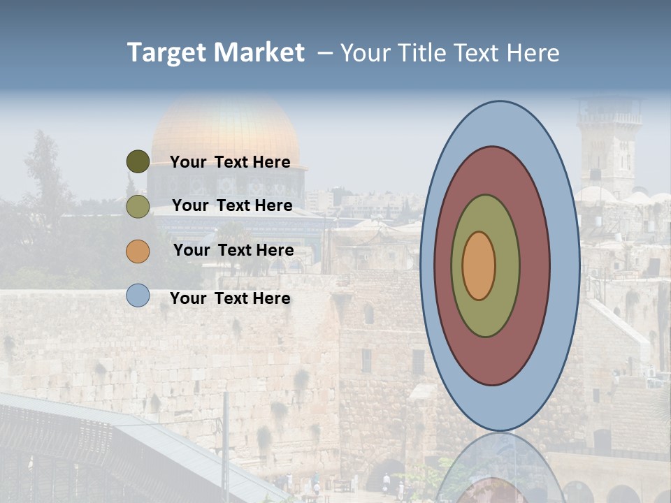 Life Judaism Brick PowerPoint Template