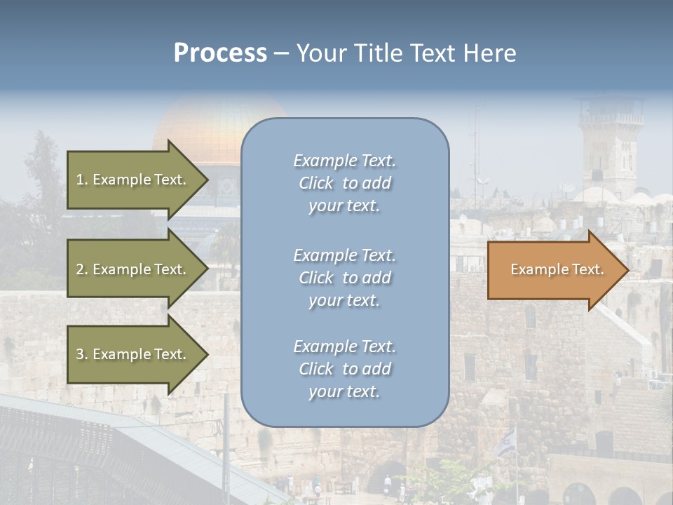 Life Judaism Brick PowerPoint Template