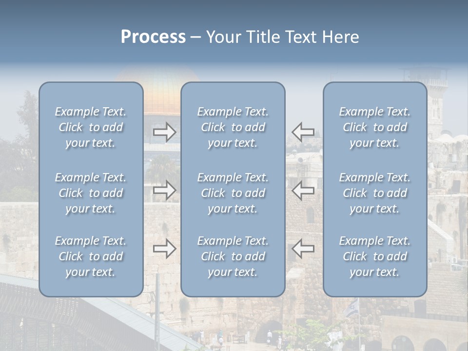 Life Judaism Brick PowerPoint Template