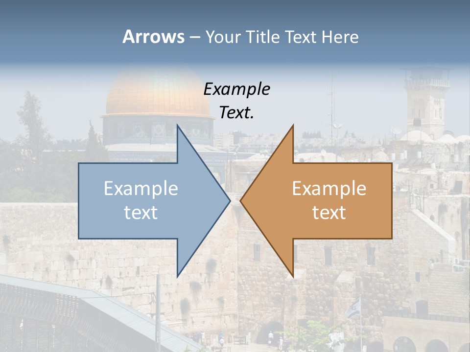 Life Judaism Brick PowerPoint Template