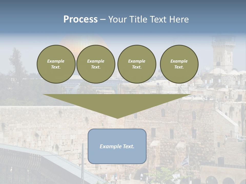 Life Judaism Brick PowerPoint Template