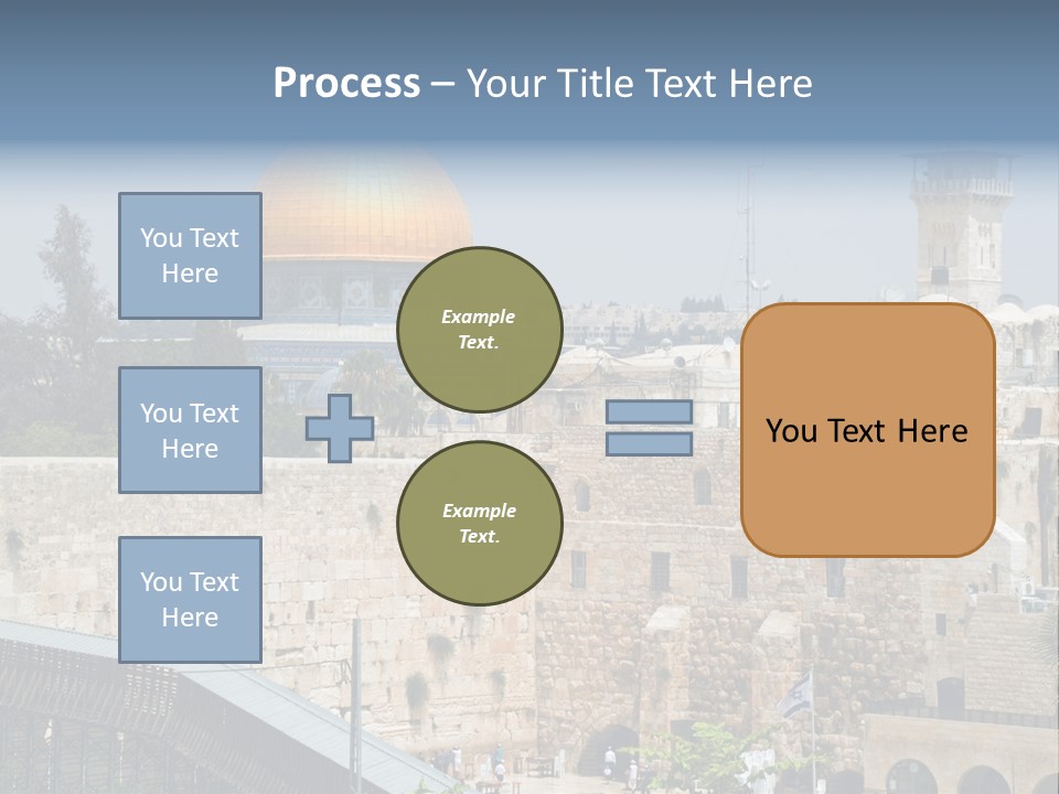 Life Judaism Brick PowerPoint Template