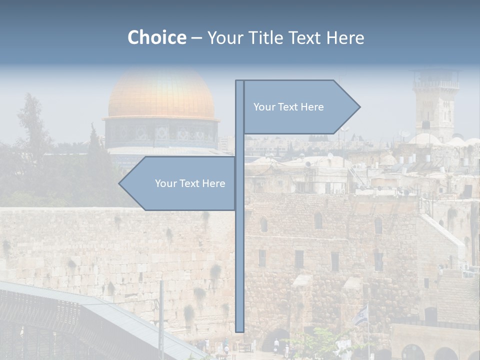 Life Judaism Brick PowerPoint Template
