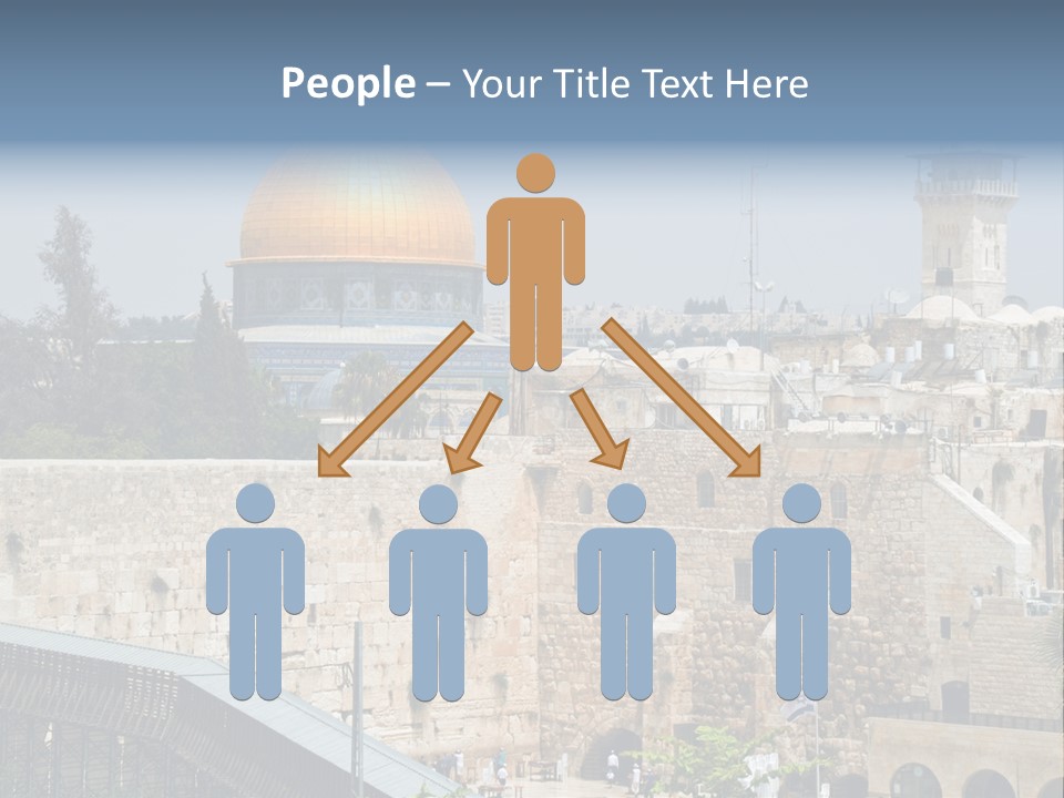 Life Judaism Brick PowerPoint Template