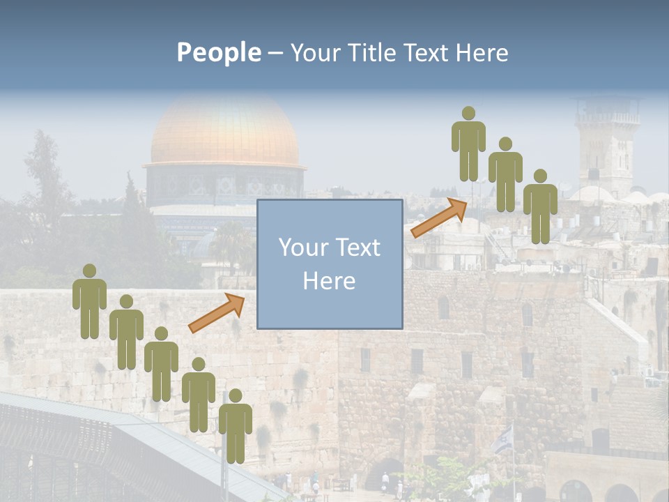 Life Judaism Brick PowerPoint Template