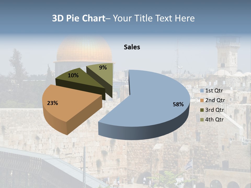 Life Judaism Brick PowerPoint Template
