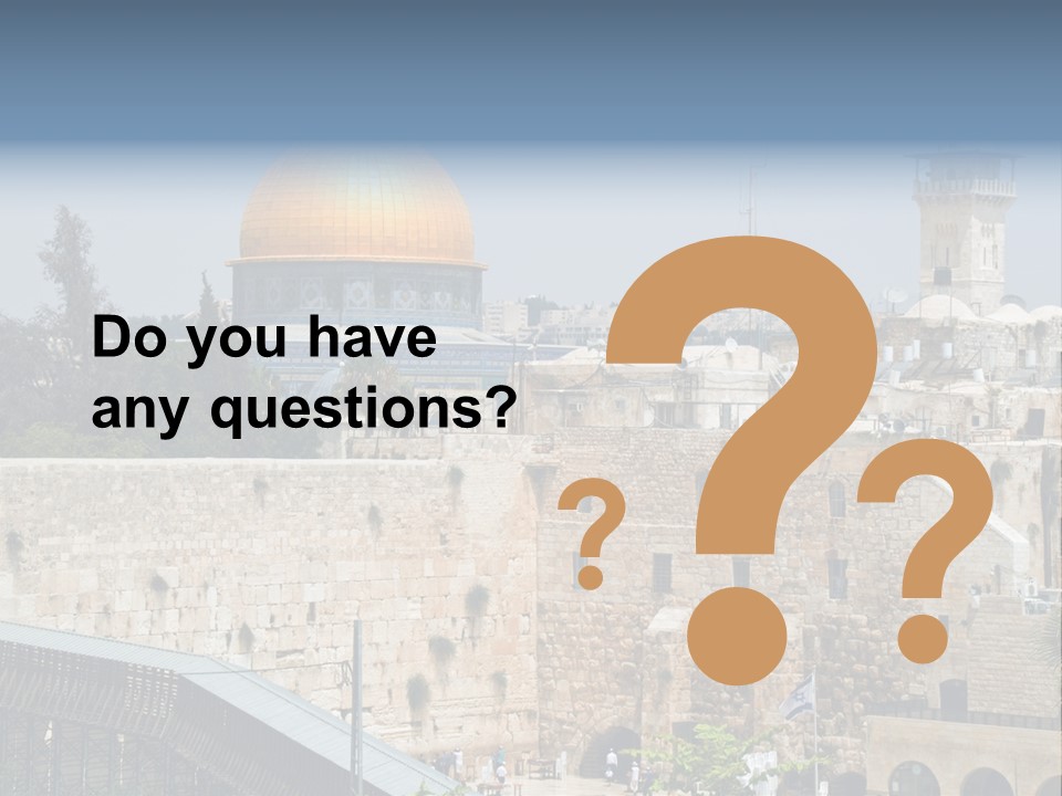 Life Judaism Brick PowerPoint Template