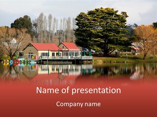 Fun Lake Drizzle PowerPoint Template