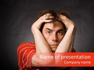 Ill Frightened Attitude PowerPoint Template