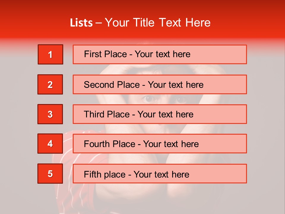 Ill Frightened Attitude PowerPoint Template