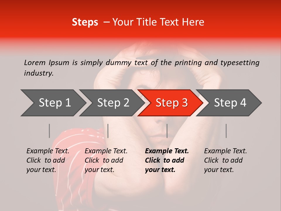 Ill Frightened Attitude PowerPoint Template