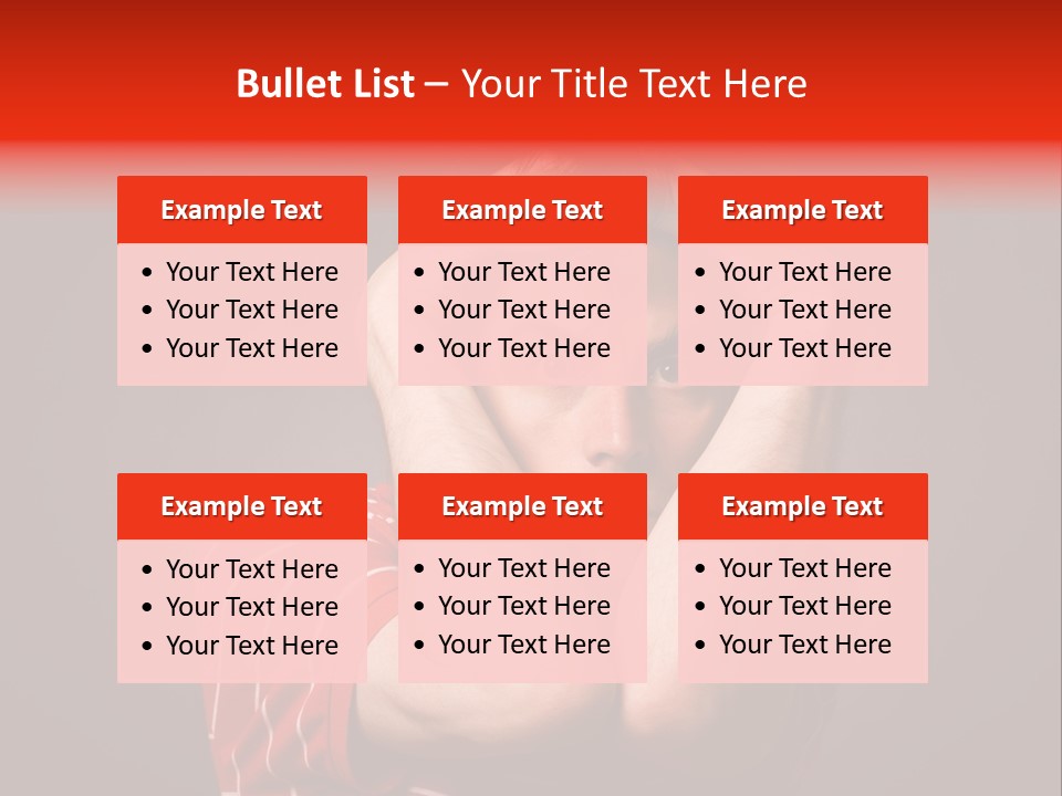 Ill Frightened Attitude PowerPoint Template
