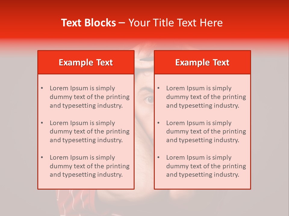Ill Frightened Attitude PowerPoint Template