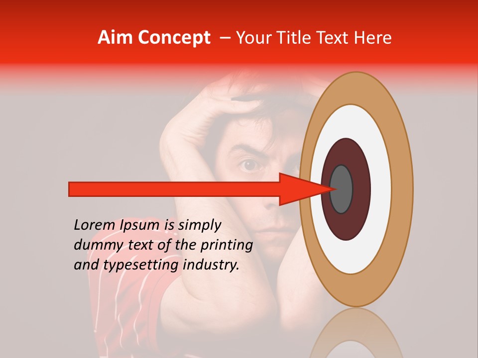 Ill Frightened Attitude PowerPoint Template