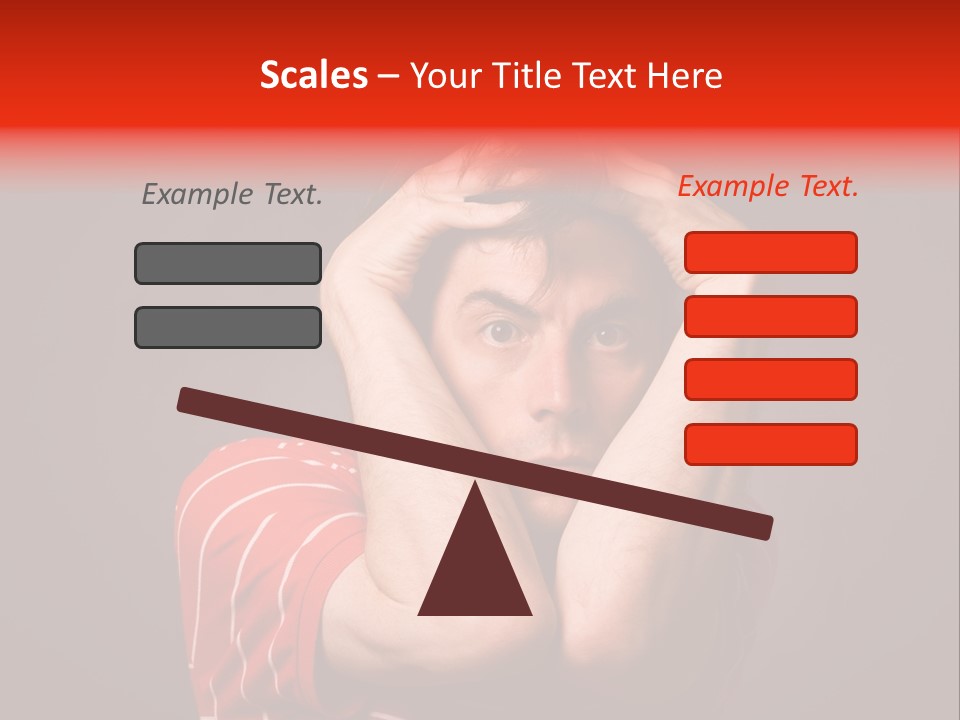Ill Frightened Attitude PowerPoint Template