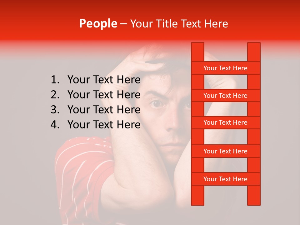 Ill Frightened Attitude PowerPoint Template