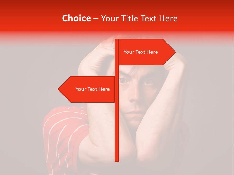 Ill Frightened Attitude PowerPoint Template