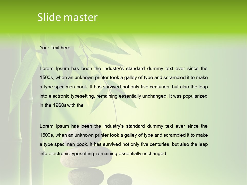 Therapy Forest Green PowerPoint Template