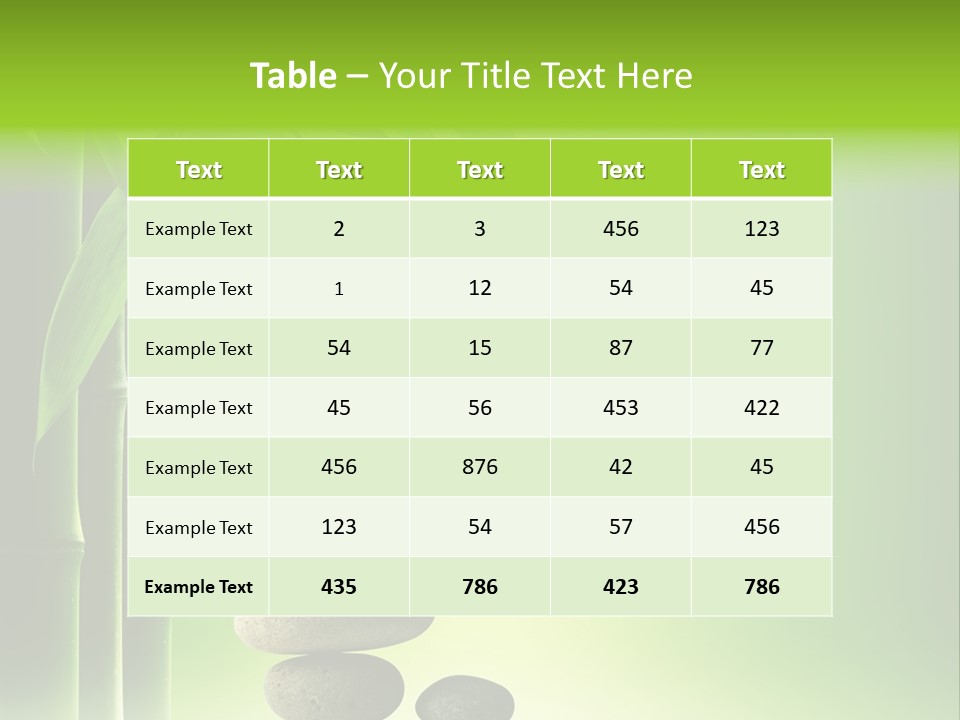 Therapy Forest Green PowerPoint Template