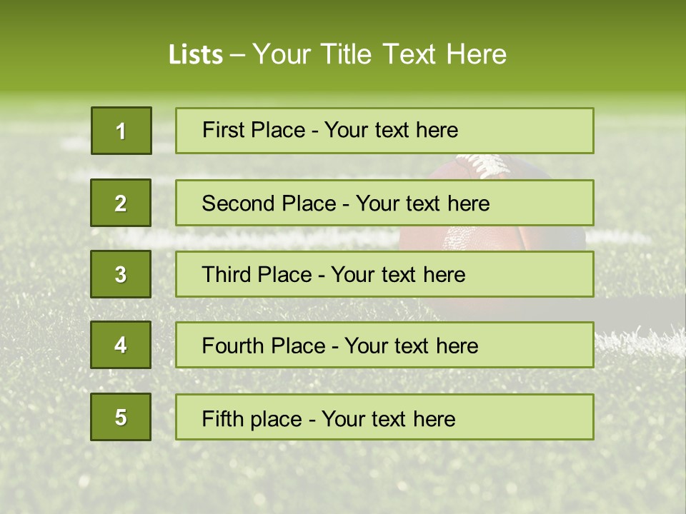 Mark Players Space PowerPoint Template