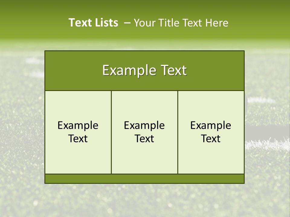 Mark Players Space PowerPoint Template