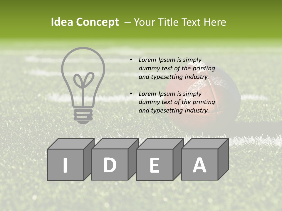 Mark Players Space PowerPoint Template