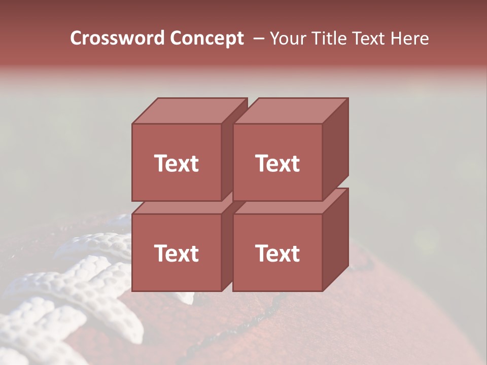 Pile Tackled Grass PowerPoint Template