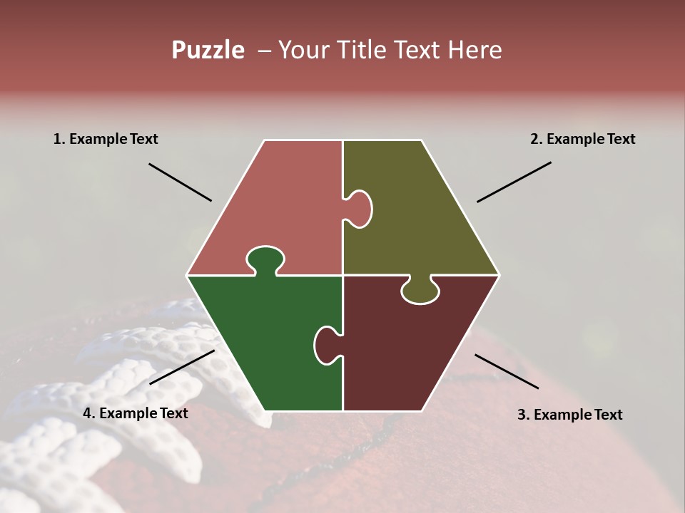 Pile Tackled Grass PowerPoint Template