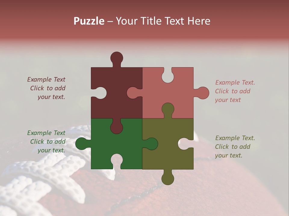 Pile Tackled Grass PowerPoint Template