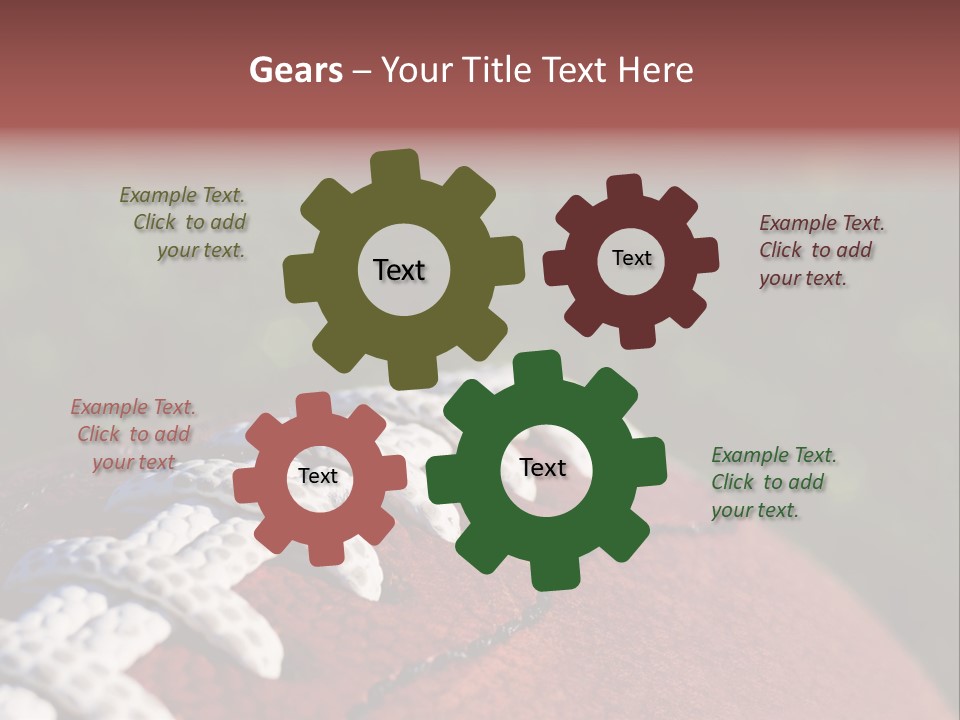 Pile Tackled Grass PowerPoint Template