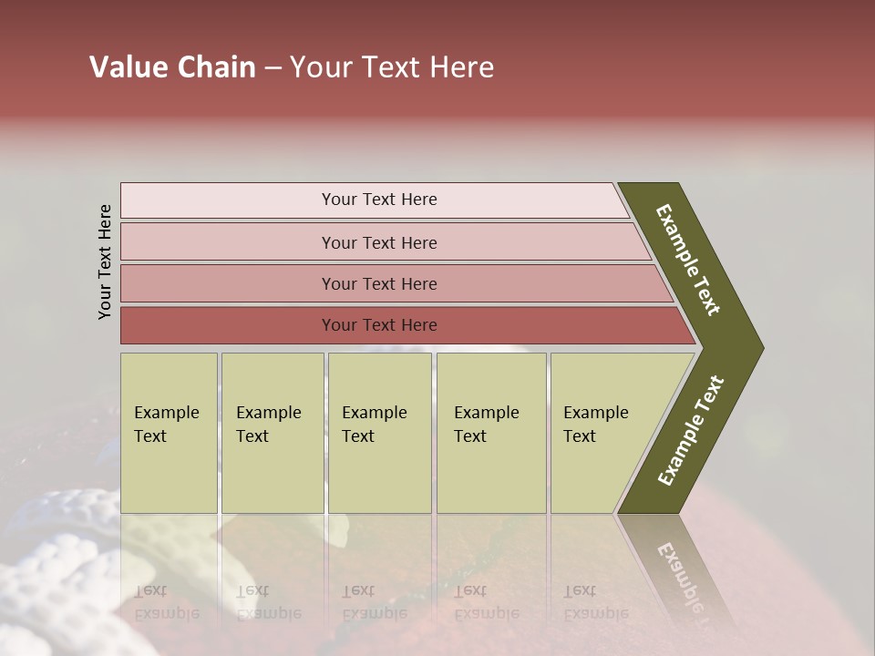 Pile Tackled Grass PowerPoint Template