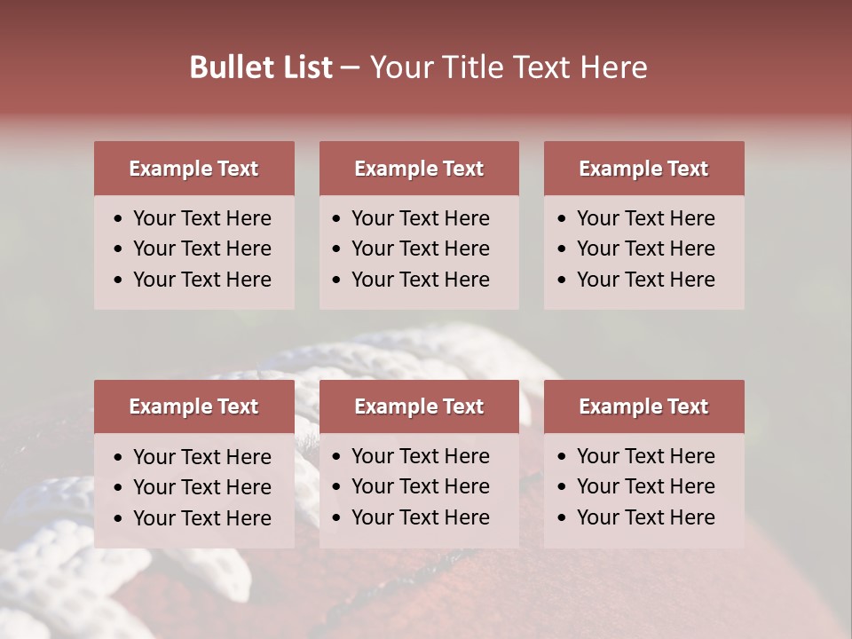 Pile Tackled Grass PowerPoint Template