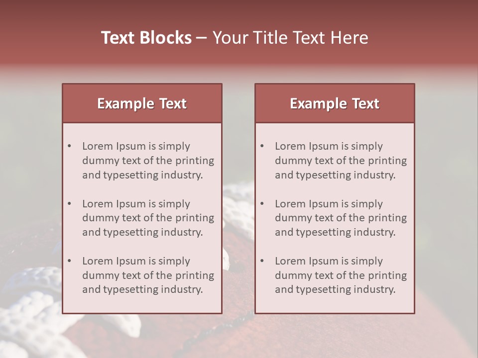 Pile Tackled Grass PowerPoint Template