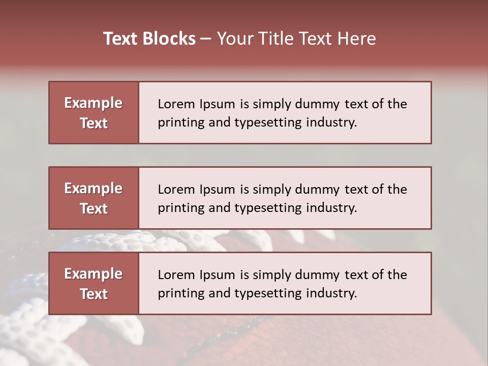 Pile Tackled Grass PowerPoint Template