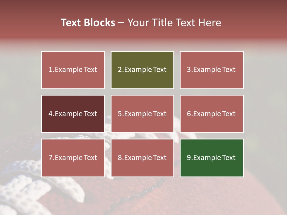 Pile Tackled Grass PowerPoint Template