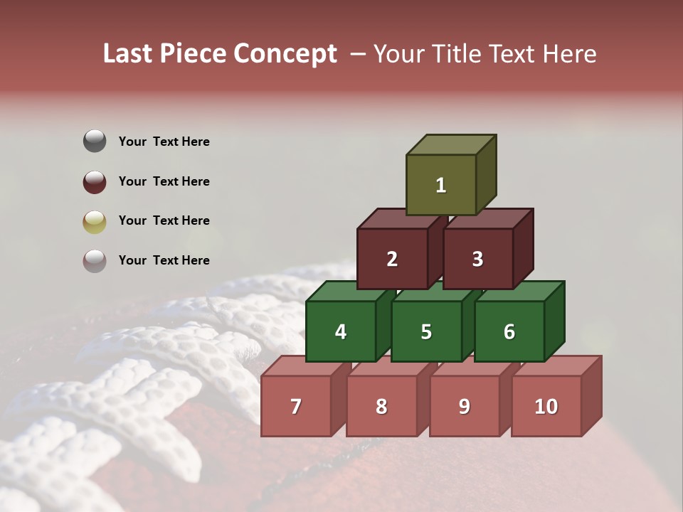 Pile Tackled Grass PowerPoint Template