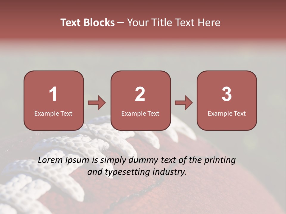 Pile Tackled Grass PowerPoint Template